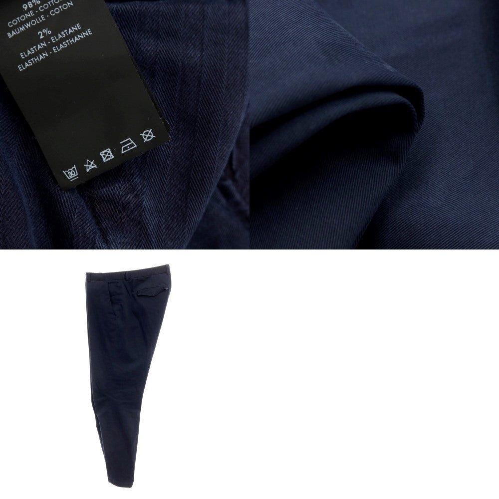 [Used] PT TORINO Cotton Casual Slacks Pants Navy [Size 38] [NVY] [S/S] [Condition Rank C] [Men&