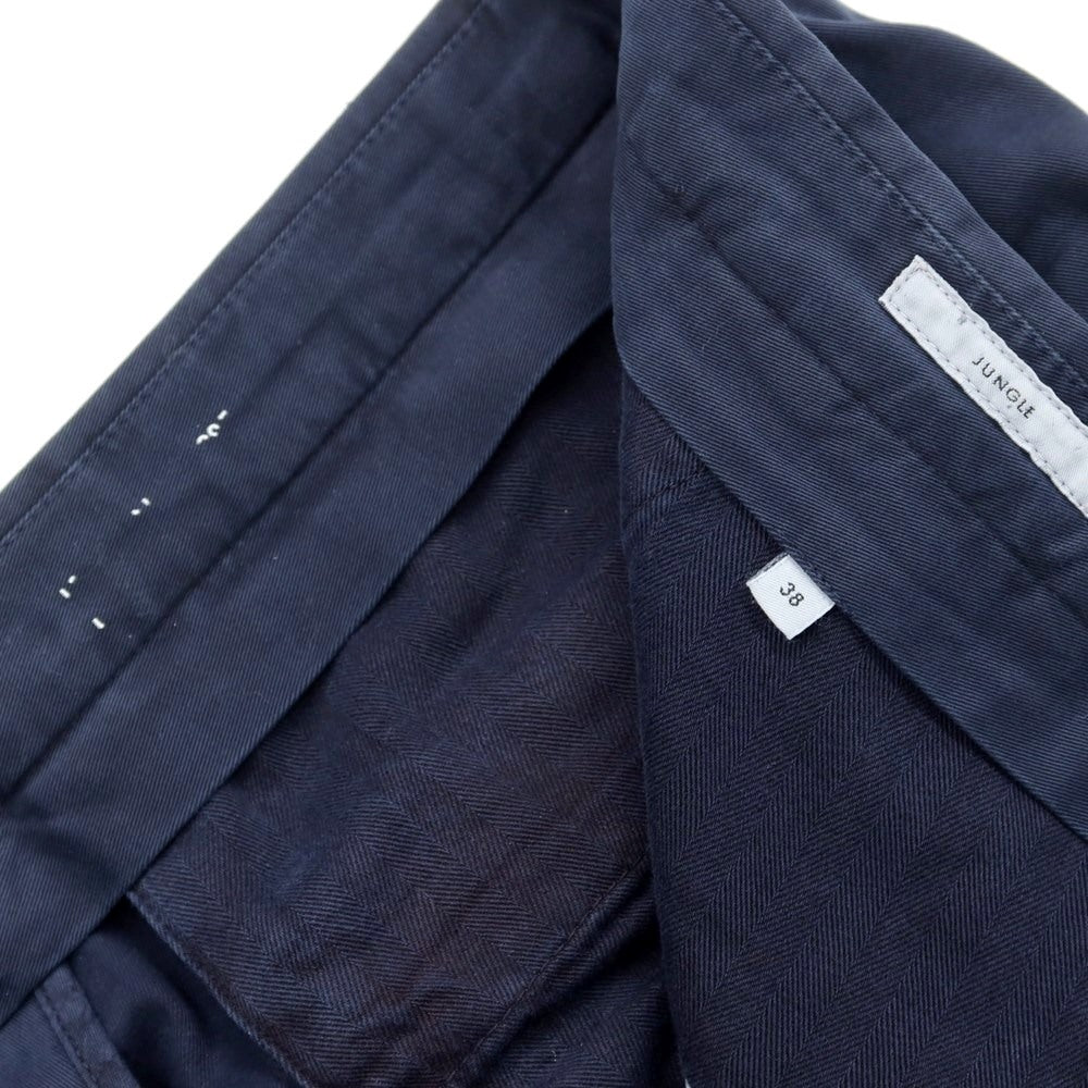 [Used] PT TORINO Cotton Casual Slacks Pants Navy [Size 38] [NVY] [S/S] [Condition Rank C] [Men&