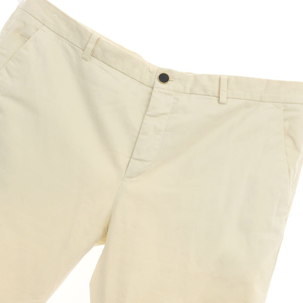 [Used] PT TORINO Cotton Casual Slacks Pants Cream [Size 38] [WHT] [S/S] [Condition Rank C] [Men&