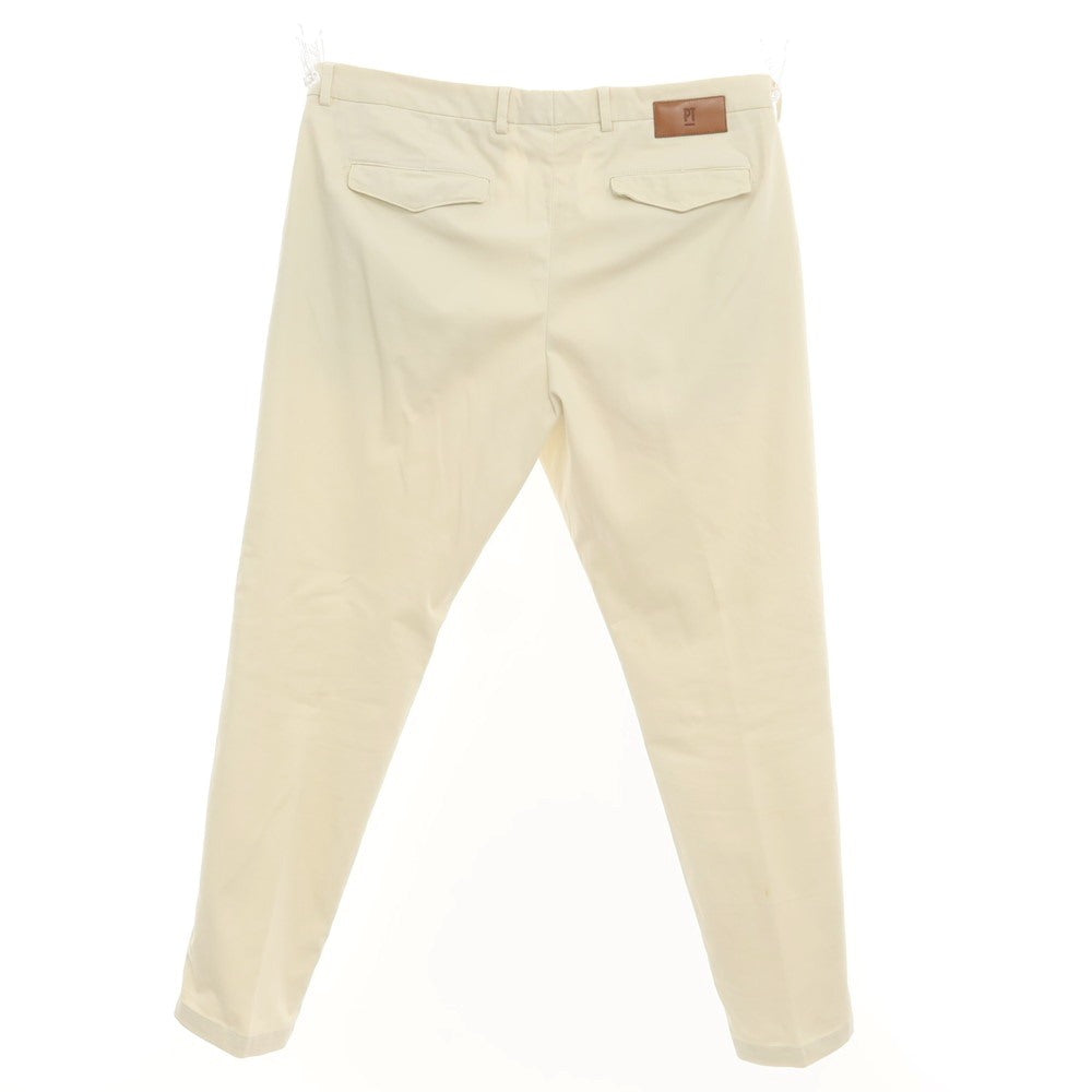 [Used] PT TORINO Cotton Casual Slacks Pants Cream [Size 38] [WHT] [S/S] [Condition Rank C] [Men&