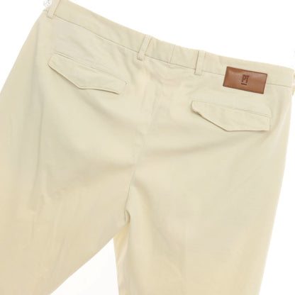 [Used] PT TORINO Cotton Casual Slacks Pants Cream [Size 38] [WHT] [S/S] [Condition Rank C] [Men&