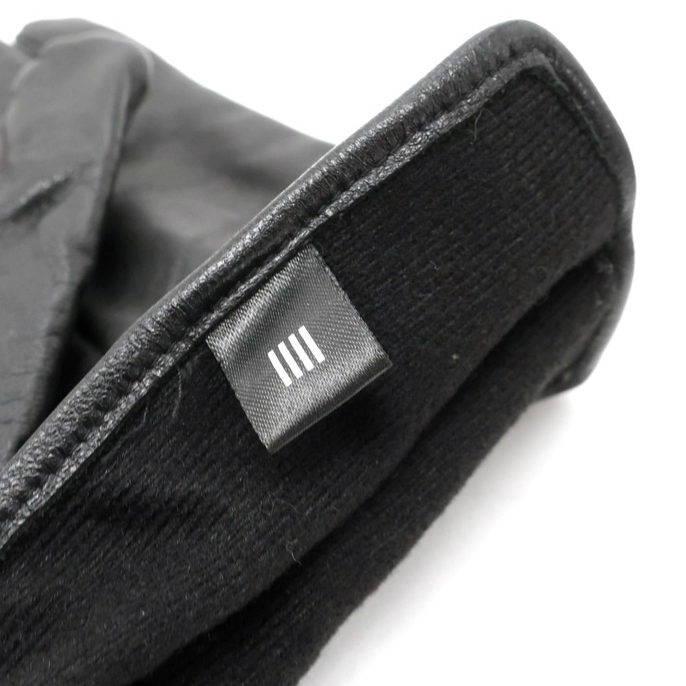 [Used] THE SUIT COMPANY Quilted Polyester Leather Gloves Navy x Black [24cm] [Condition Rank C] [Men&