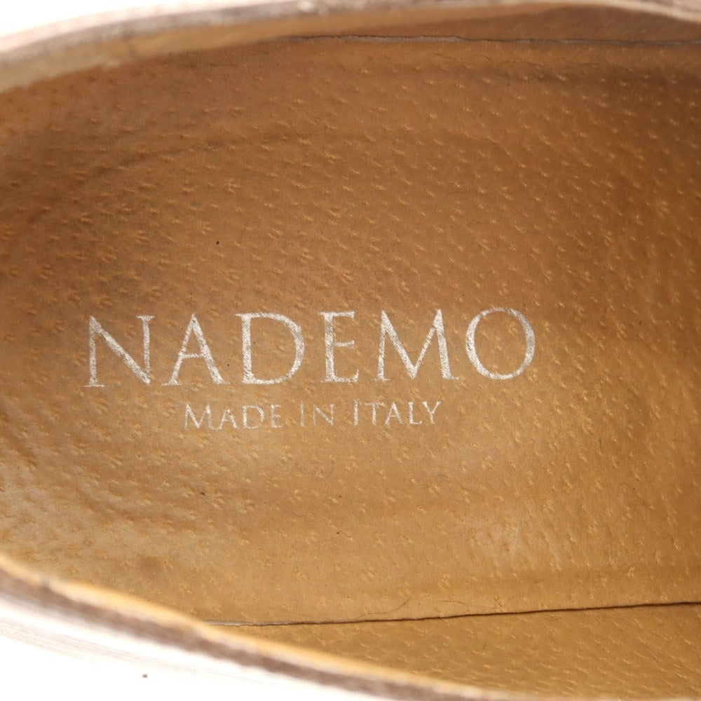 [Used] NADEMO Plain Toe Dress Shoes Brown [44] [Condition Rank C] [Men&