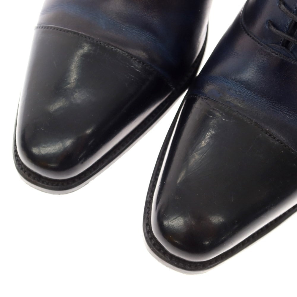 [Used] Carlos Santos CARLOS SANTOS Straight Tip Dress Shoes Navy [5] [Condition Rank C] [Men&