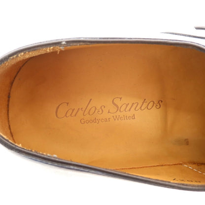 [Used] Carlos Santos CARLOS SANTOS Straight Tip Dress Shoes Navy [5] [Condition Rank C] [Men&