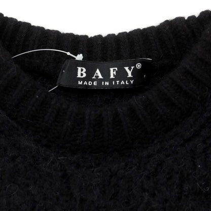 [Used] Buffy mid-gauge wool crew neck knit, black [44] [Condition rank C] [Men&