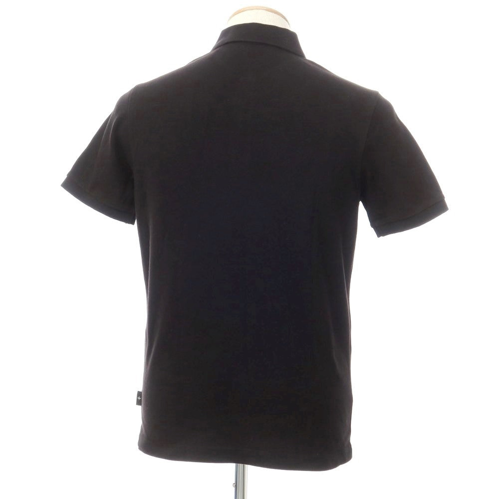 [Used] Stone Island STONE ISLAND Pique Cotton Short Sleeve Polo Shirt Black [S] [Condition Rank B] [Men&