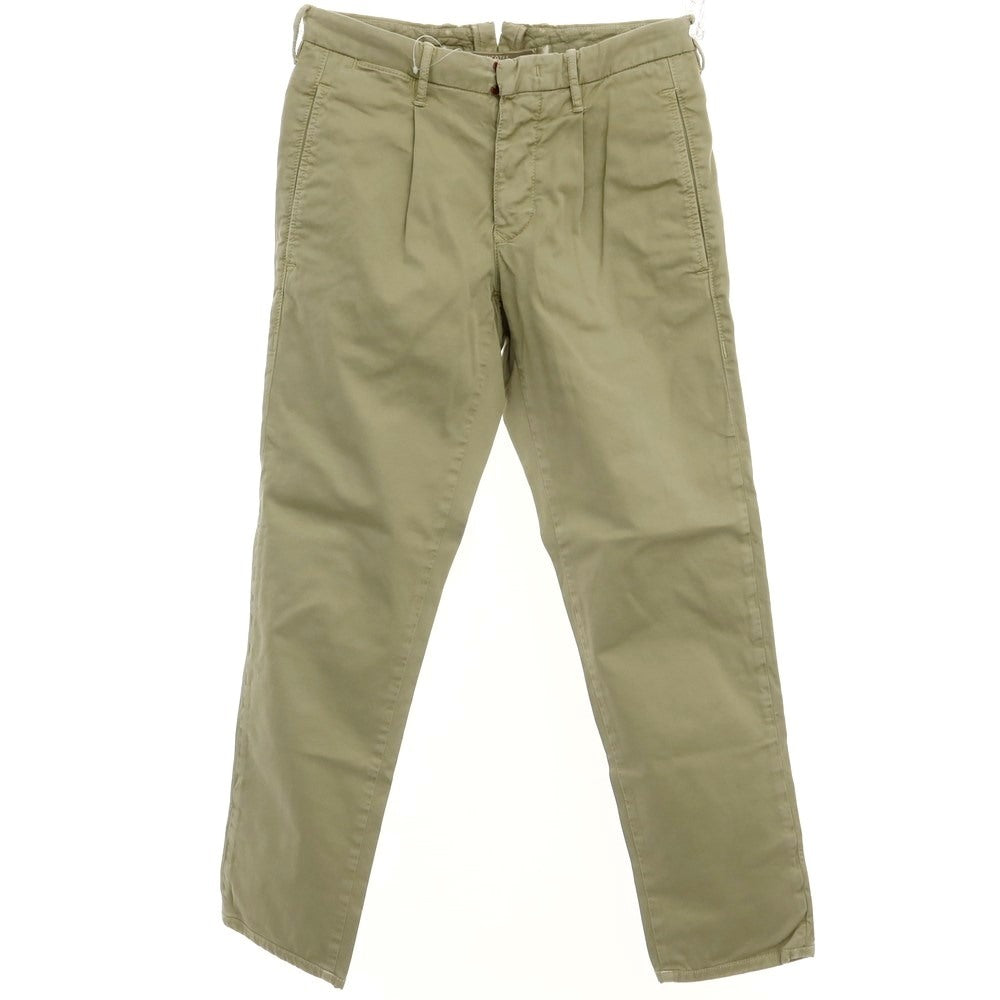 [Used] INCOTEX Cotton Casual Slacks Pants Light Green [Size 28] [GRN] [S/S] [Condition Rank C] [Men&