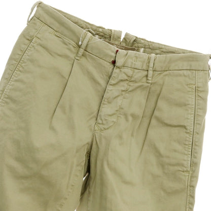 [Used] INCOTEX Cotton Casual Slacks Pants Light Green [Size 28] [GRN] [S/S] [Condition Rank C] [Men&