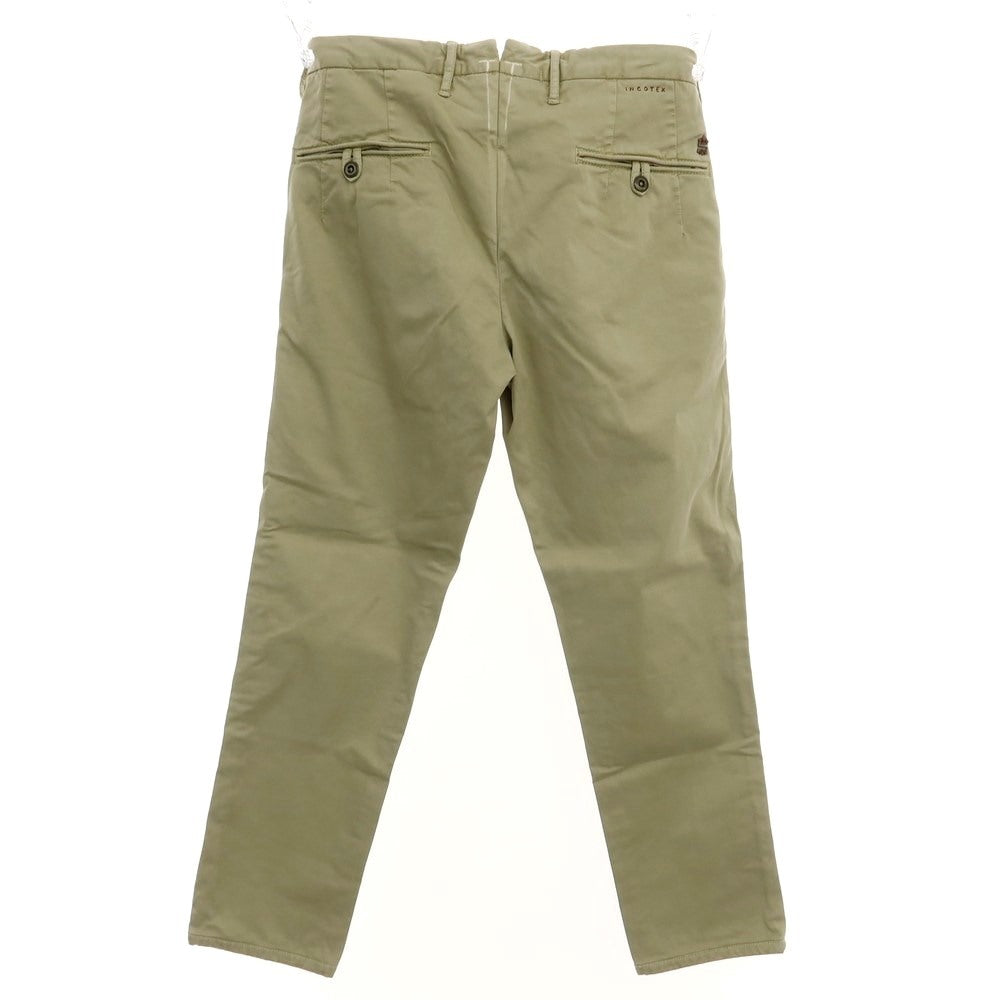 [Used] INCOTEX Cotton Casual Slacks Pants Light Green [Size 28] [GRN] [S/S] [Condition Rank C] [Men&