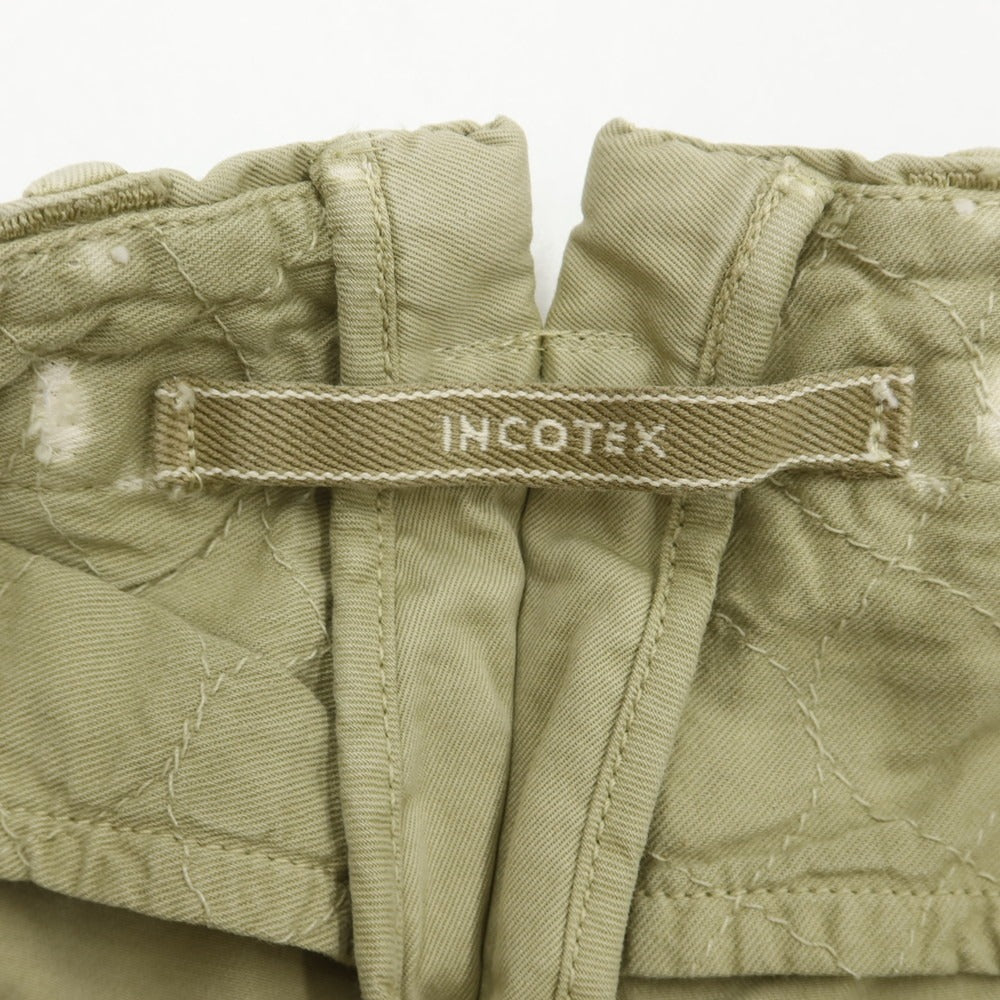 [Used] INCOTEX Cotton Casual Slacks Pants Light Green [Size 28] [GRN] [S/S] [Condition Rank C] [Men&