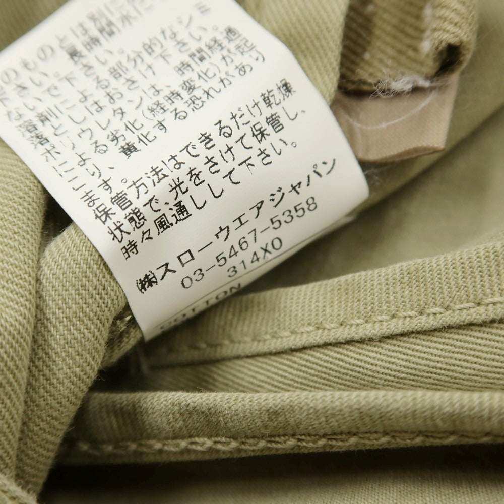 [Used] INCOTEX Cotton Casual Slacks Pants Light Green [Size 28] [GRN] [S/S] [Condition Rank C] [Men&