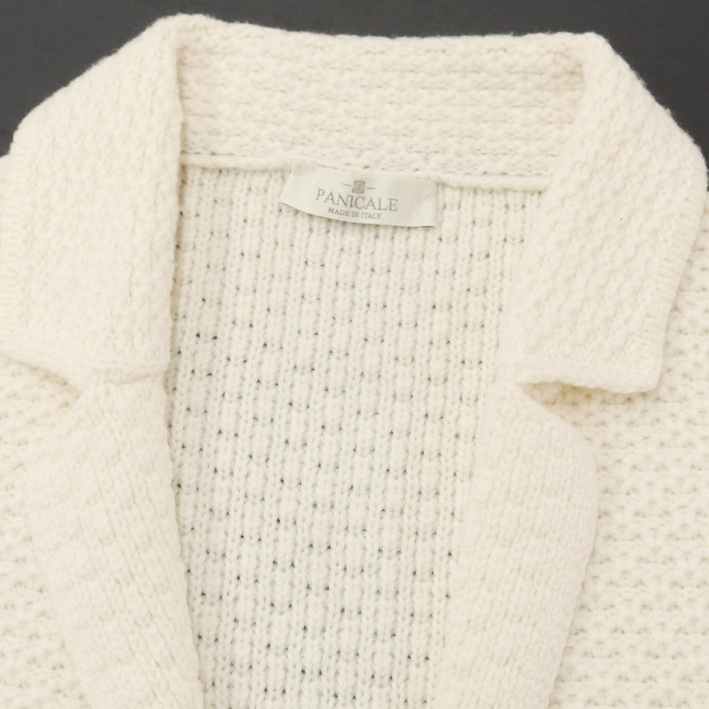 [Used] PANICALE mid-gauge wool cardigan, ivory [42] [Condition: C] [Men&