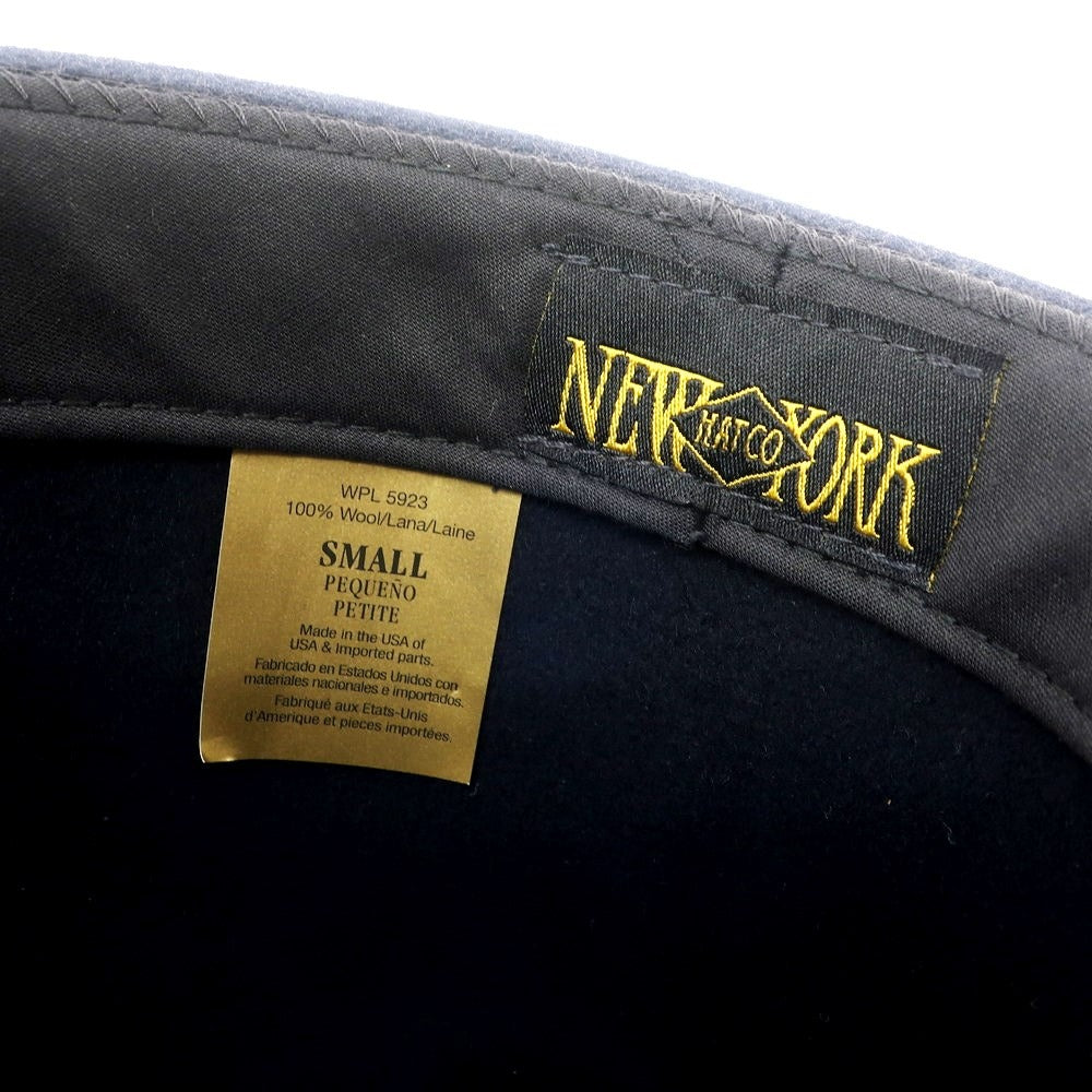 【中古】ニューヨークハット NEW YORK HAT ウール中折れ ハット ネイビー【 S 】【 状態ランクB 】【 メンズ 】