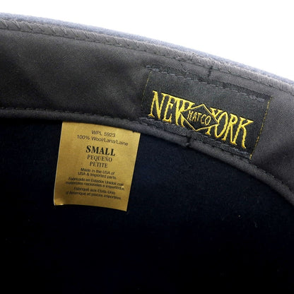 【中古】ニューヨークハット NEW YORK HAT ウール中折れ ハット ネイビー【 S 】【 状態ランクB 】【 メンズ 】