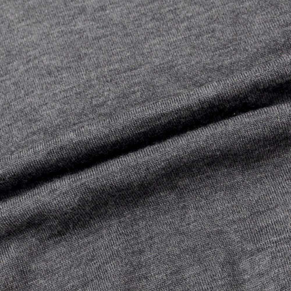 [Used] ZANONE high gauge wool V-neck knit, grey [48] [Condition: C] [Men&