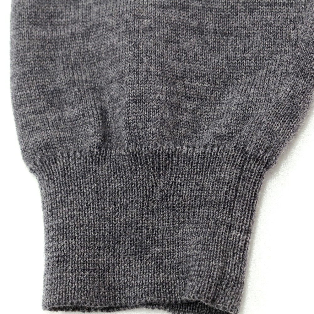 [Used] ZANONE high gauge wool V-neck knit, grey [48] [Condition: C] [Men&