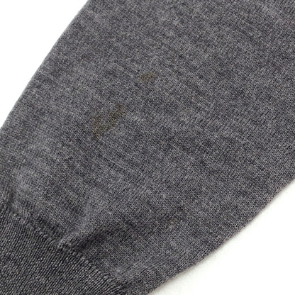 [Used] ZANONE high gauge wool V-neck knit, grey [48] [Condition: C] [Men&