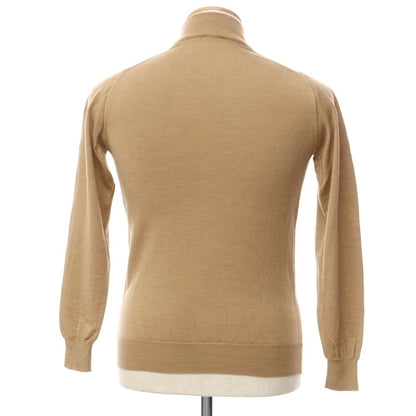 [Used] Alessandro Luppi high gauge wool high neck knit light brown [44] [Condition rank D] [Men&