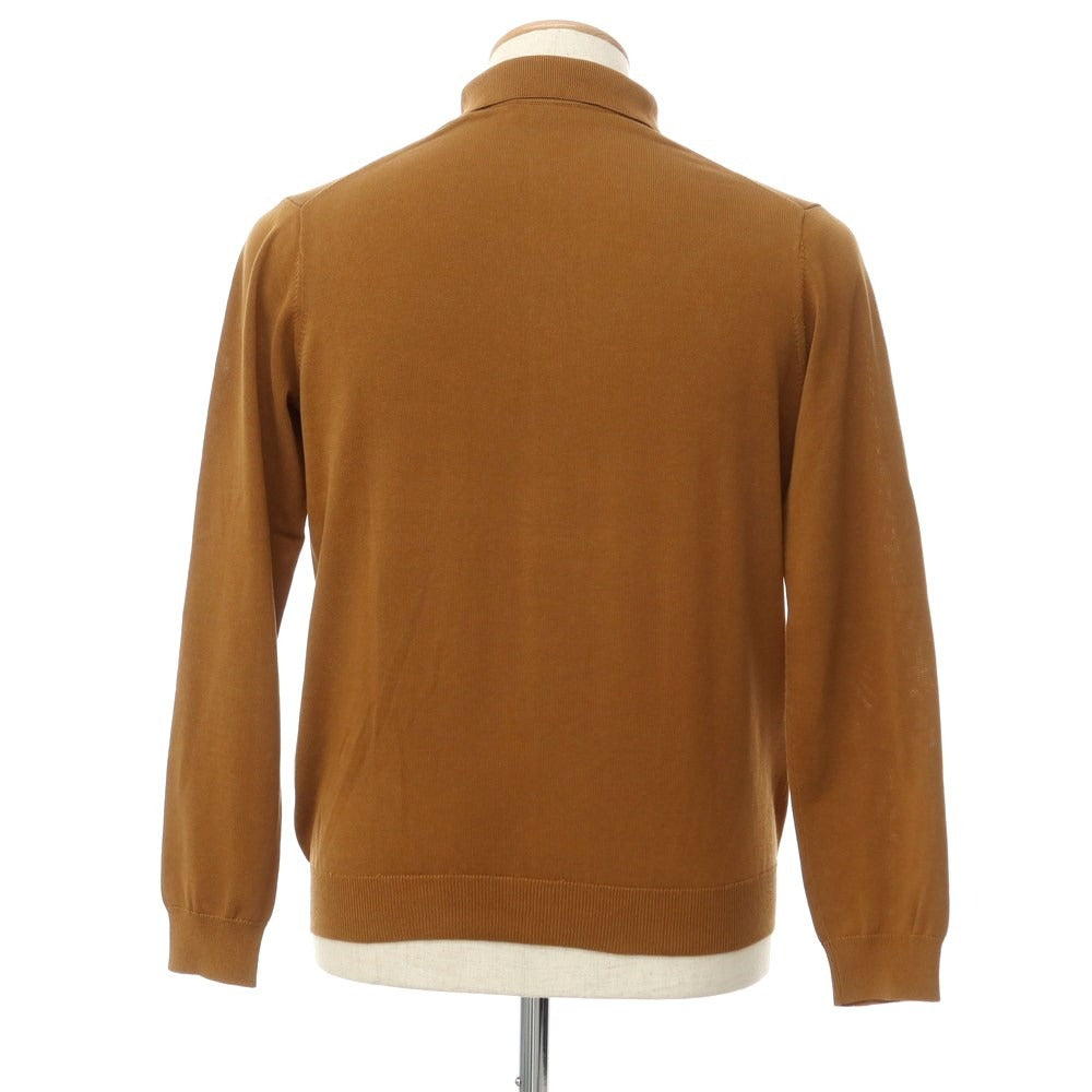 [Used] UNIVERSAL LANGUAGE long sleeve polo shirt
 Camel brown [Size S] [BRW] [S/S] [Condition rank B] [Men&