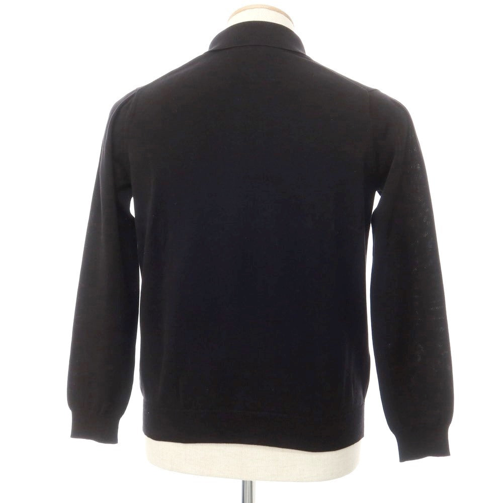 [Used] UNIVERSAL LANGUAGE long sleeve polo shirt
 Black [Size S] [BLK] [S/S] [Condition Rank B] [Men&