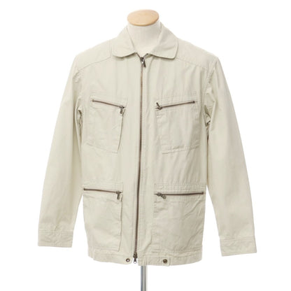 [Used] Alberto Aspesi Cotton Zip-up Field Jacket Light Sand Beige [Size S] [BEI] [S/S] [Condition Rank B] [Men&