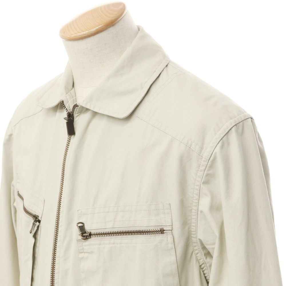 [Used] Alberto Aspesi Cotton Zip-up Field Jacket Light Sand Beige [Size S] [BEI] [S/S] [Condition Rank B] [Men&