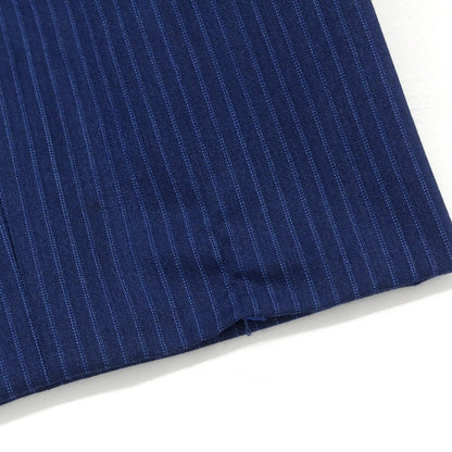 [Used] BEAMS HEART Wool Stripe Set-up 3-Button Suit Navy [48] [Condition Rank C] [Men&