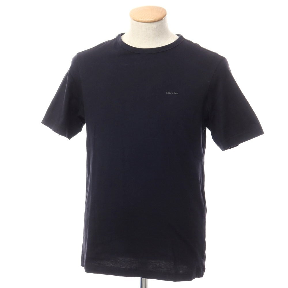 [Used] Calvin Klein Crew Neck Short Sleeve T-Shirt Black [S] [Condition Rank C] [Men&