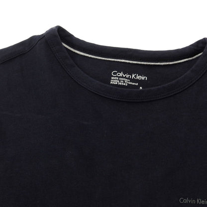 [Used] Calvin Klein Crew Neck Short Sleeve T-Shirt Black [S] [Condition Rank C] [Men&