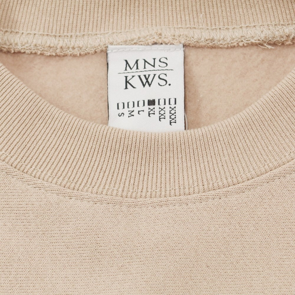 [Used] Manners Nose MANNERS KNOWS Oversized Sweatshirt Pink Beige [XL] [Condition Rank B] ​​[Men&