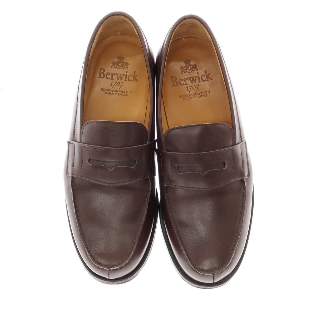 [Used] BERWICK Coin Loafers Brown [5 1/2] [Condition Rank B] [Men&