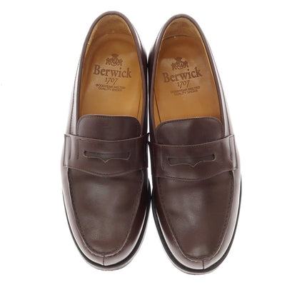 [Used] BERWICK Coin Loafers Brown [5 1/2] [Condition Rank B] [Men&