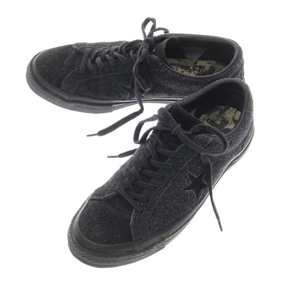 【中古】ステューシー STUSSY × CONVERSE ワンスター スニーカー ブラック【 27.5cm 】【 状態ランクC 】【 メンズ 】