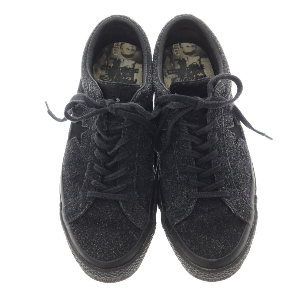 [Used] STUSSY x CONVERSE One Star Sneakers, Black [27.5cm] [Condition Rank C] [Men&