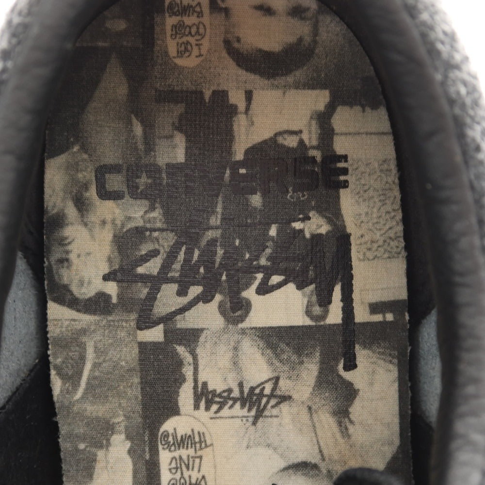 【中古】ステューシー STUSSY × CONVERSE ワンスター スニーカー ブラック【 27.5cm 】【 状態ランクC 】【 メンズ 】