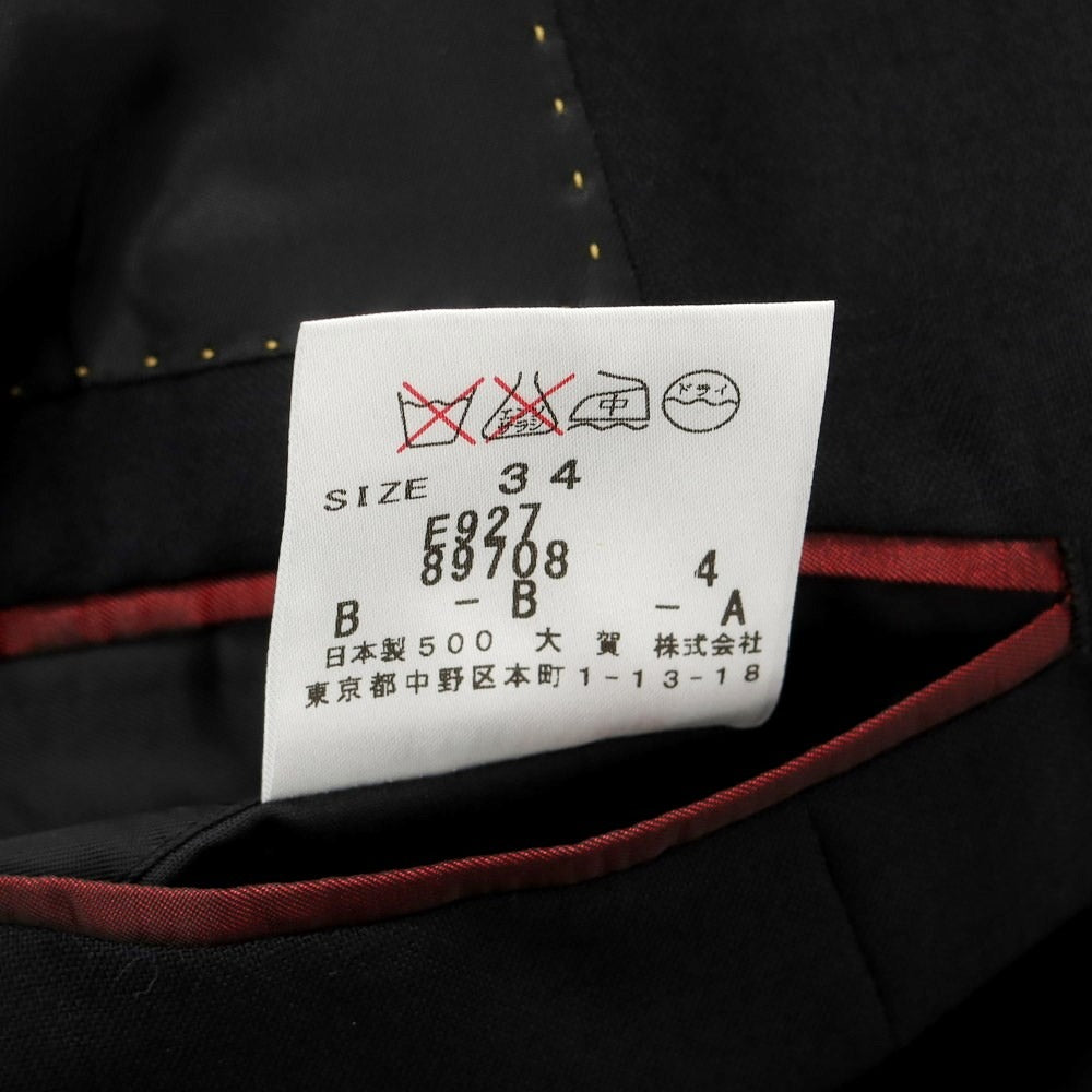 [Used] TIMOTHY EVEREST Wool Set-up 2-Button Suit Black [34] [Condition Rank B] ​​[Men&