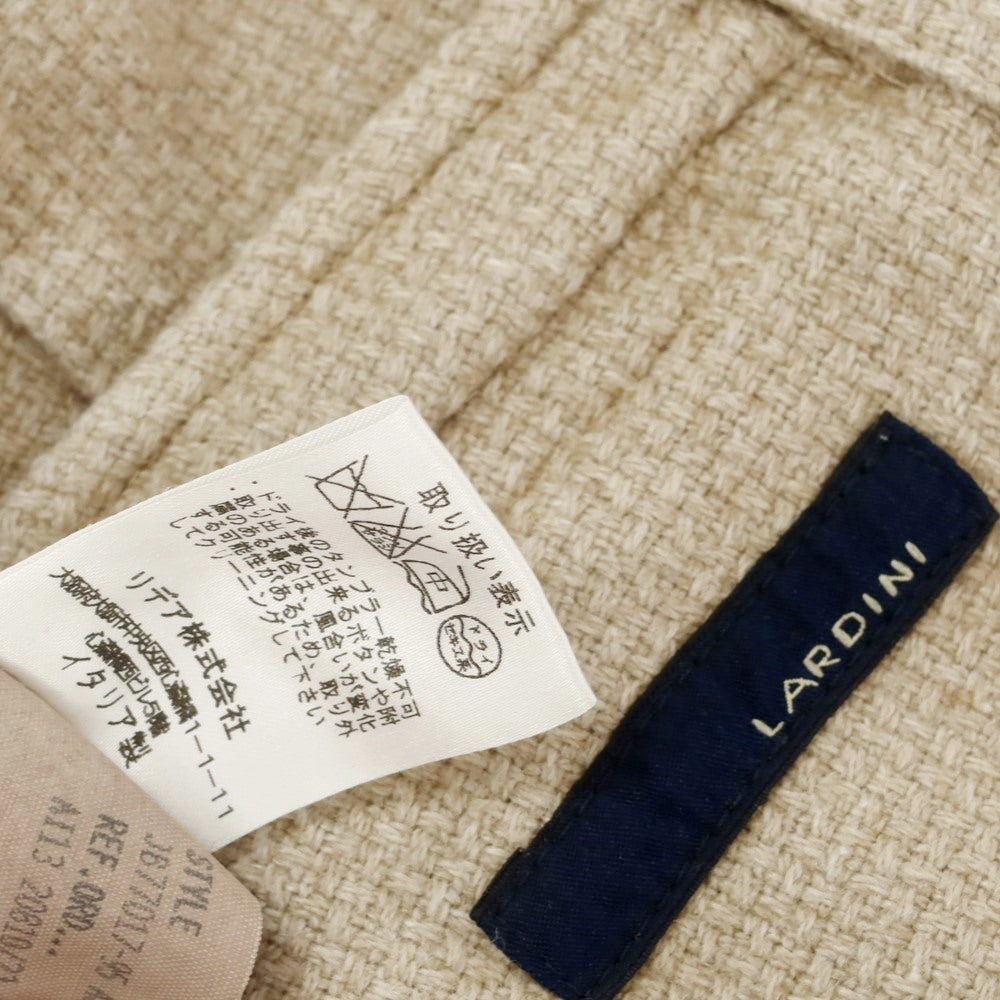 【中古】ラルディーニ LARDINI ウールポリエステル ベスト カジュアル系ジレ ベージュ【サイズ42】【BEI】【A/W】【状態ランクC】【メンズ】【758997】