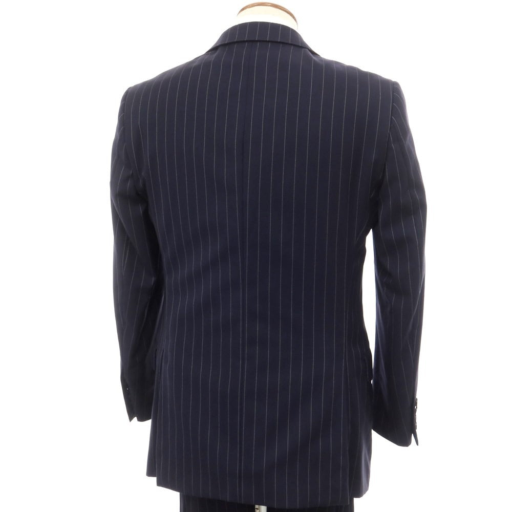 [Used] Hackett London Wool Striped Set-up 2-Button Suit Navy [38/48 32/48] [Condition Rank C] [Men&