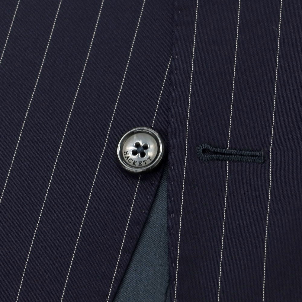 [Used] Hackett London Wool Striped Set-up 2-Button Suit Navy [38/48 32/48] [Condition Rank C] [Men&