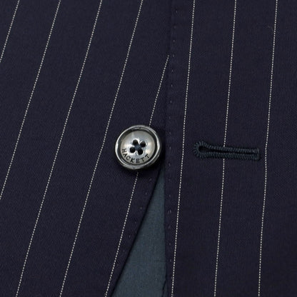 [Used] Hackett London Wool Striped Set-up 2-Button Suit Navy [38/48 32/48] [Condition Rank C] [Men&