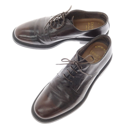 [Used] DOUCALS Plain Toe Dress Shoes Dark Brown [No size indicated (approximately 28cm)] [Condition Rank B] [Men&