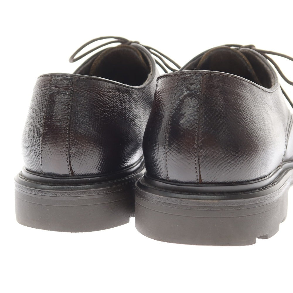 [Used] DOUCALS Plain Toe Dress Shoes Dark Brown [No size indicated (approximately 28cm)] [Condition Rank B] [Men&