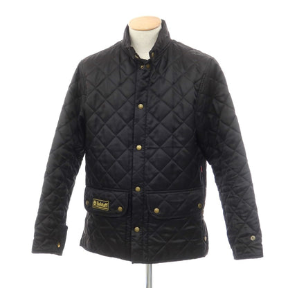 【中古】ベルスタッフ BELSTAFF ポリエステル キルティング 中綿ブルゾン ブラック【 S 】【 状態ランクC 】【 メンズ 】