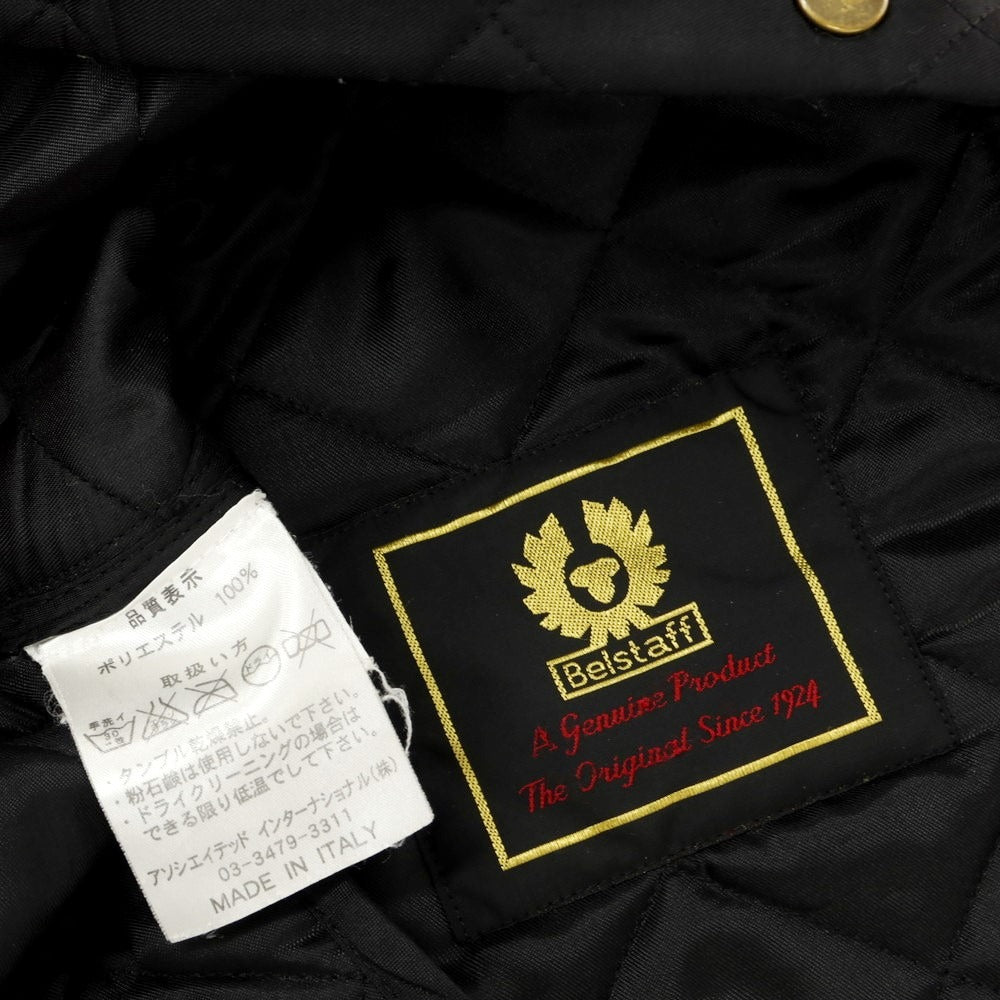 【中古】ベルスタッフ BELSTAFF ポリエステル キルティング 中綿ブルゾン ブラック【 S 】【 状態ランクC 】【 メンズ 】