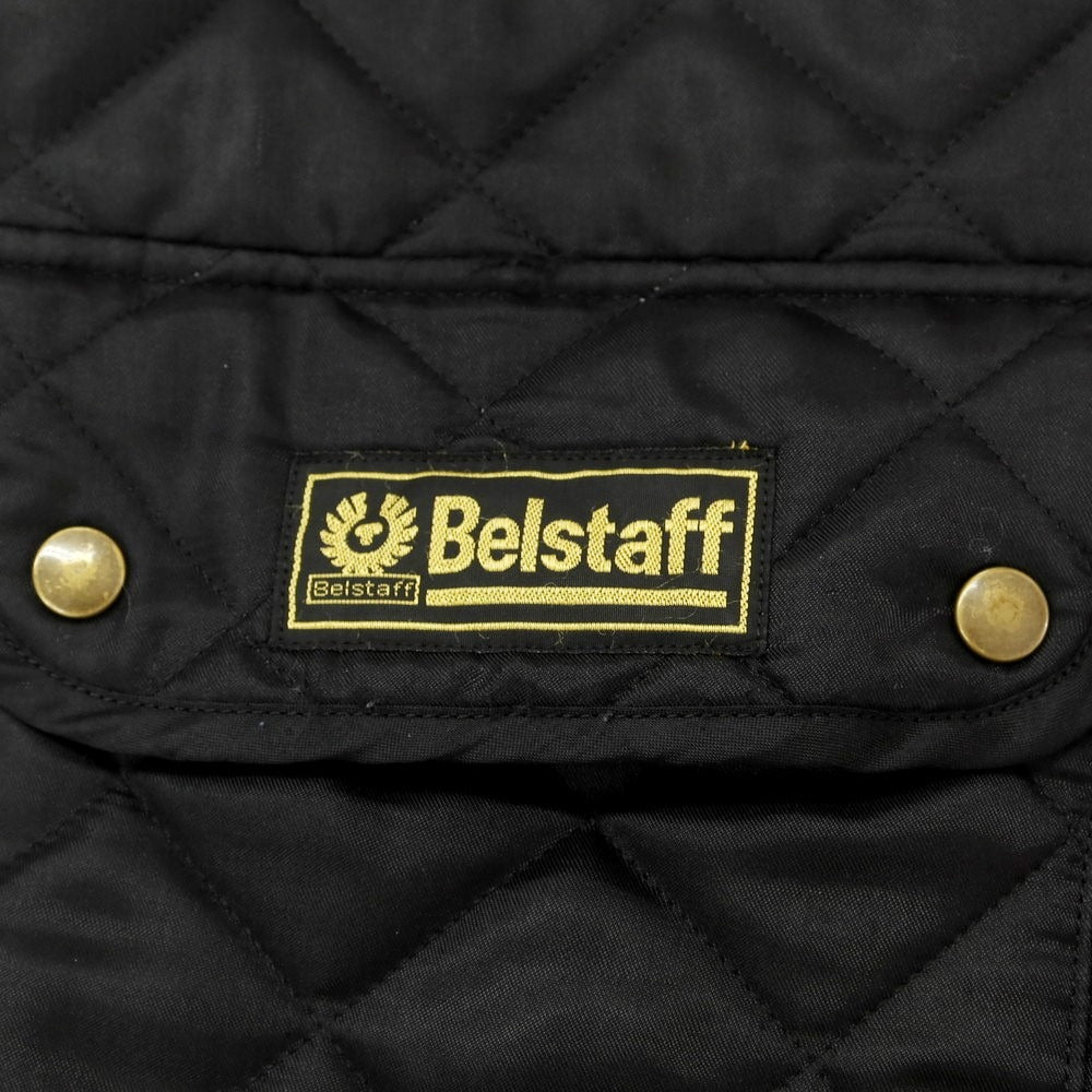 【中古】ベルスタッフ BELSTAFF ポリエステル キルティング 中綿ブルゾン ブラック【 S 】【 状態ランクC 】【 メンズ 】