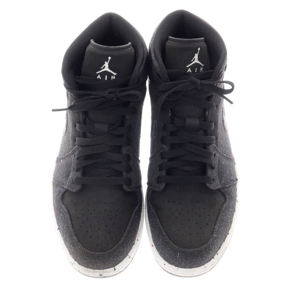 [Used] Nike NIKE AIR JORDAN 1 MID SE Jordan 1 Sneakers Black [28cm] [Condition Rank A] [Men&