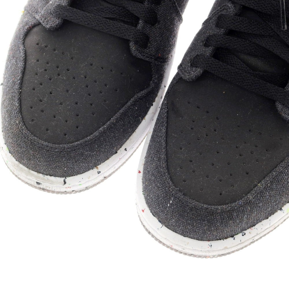 [Used] Nike NIKE AIR JORDAN 1 MID SE Jordan 1 Sneakers Black [28cm] [Condition Rank A] [Men&