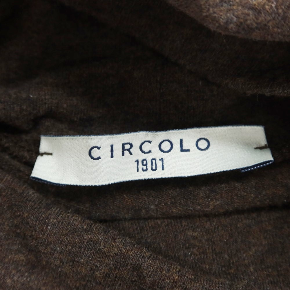 【中古】チルコロ1901 CIRCOLO 1901 コットン タートルネック 長袖Ｔシャツ ダークブラウン【サイズS】【BRW】【A/W】【状態ランクC】【メンズ】【759092】
[APD]