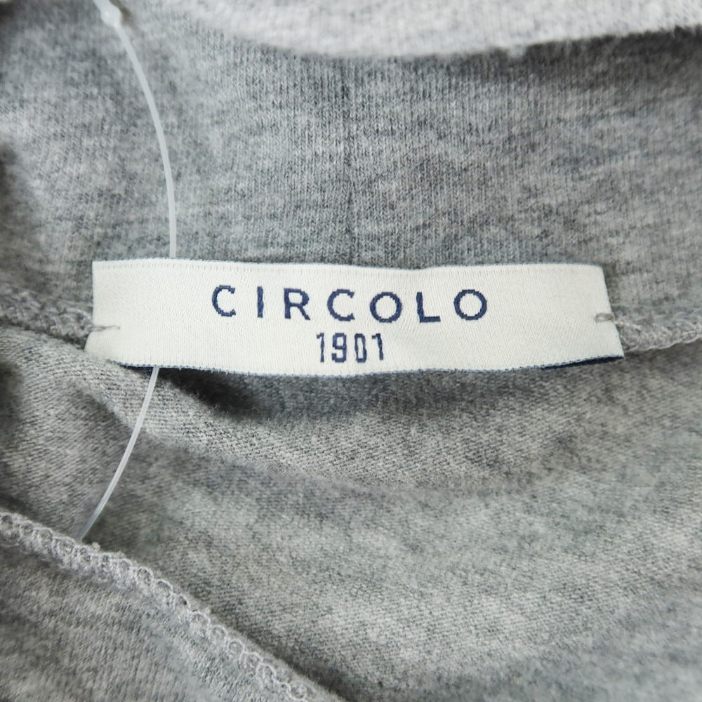 【中古】チルコロ1901 CIRCOLO 1901 コットン タートルネック 長袖Ｔシャツ グレー【サイズS】【GRY】【A/W】【状態ランクC】【メンズ】【759091】